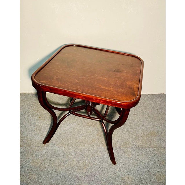 Game Table with Carved Base by Michael Thonet for Thonet, Pre-1890s For Sale - Image 6 of 6