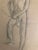 Figurative 1890s Douglas Volk Old West Portrait Drawing For Sale - Image 3 of 6