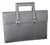 Document Holder in Black Epsom and Palladium Leather from Hermès, 2000s For Sale
