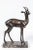 Elegant, sensitively modeled, cast bronze sculpture of an antelope, attributed to notable Italian artist and sculptor of...