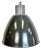 Large Industrial Dark Grey Enamel Factory Lamp from Elektrosvit, 1960s For Sale