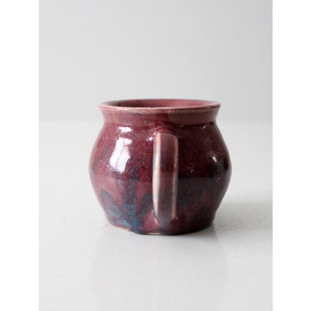 Late 20th Century Vintage Studio Pottery Mug For Sale - Image 5 of 11