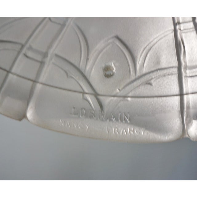 French Art Deco Pendant Light by Lorrain Daum 1920s France For Sale - Image 6 of 13