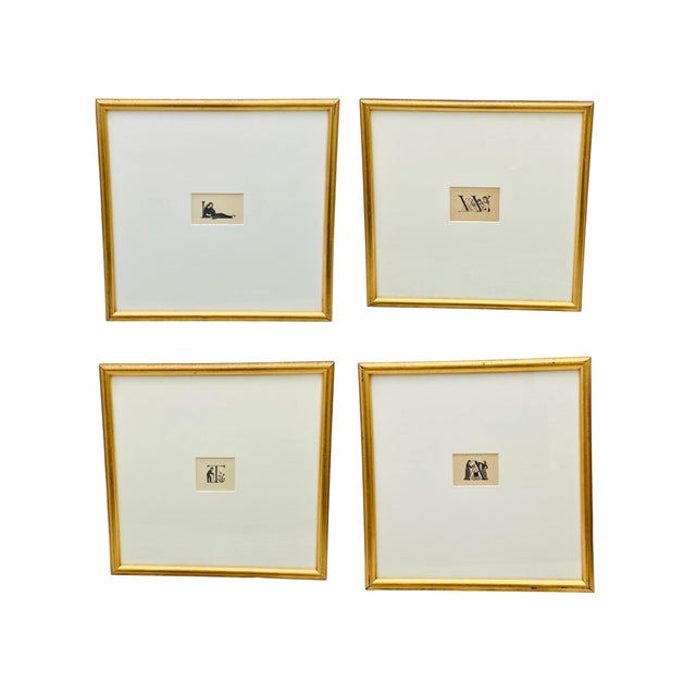 Eric Gill, Decorative Initial Letters, Autumn Midnight, 1923-1929, Wood Engravings, 1929, Set of 4 For Sale - Image 16 of 16