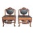 Pair of Late 19th Century Victorian Carved Mahogany Hall Chairs With Storage Seats For Sale