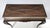 Vintage Rectangular Walnut Console Table with Engraved Mirror Motif, Italy, 1980s For Sale - Image 9 of 12