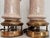 Cream Stiffel Mid-Century Modern Crackle Glazed Brass Table Lamps - A Pair For Sale - Image 8 of 11