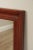 1960s Henkel Harris Traditional Carved Cherry Wall Mirror For Sale - Image 5 of 12