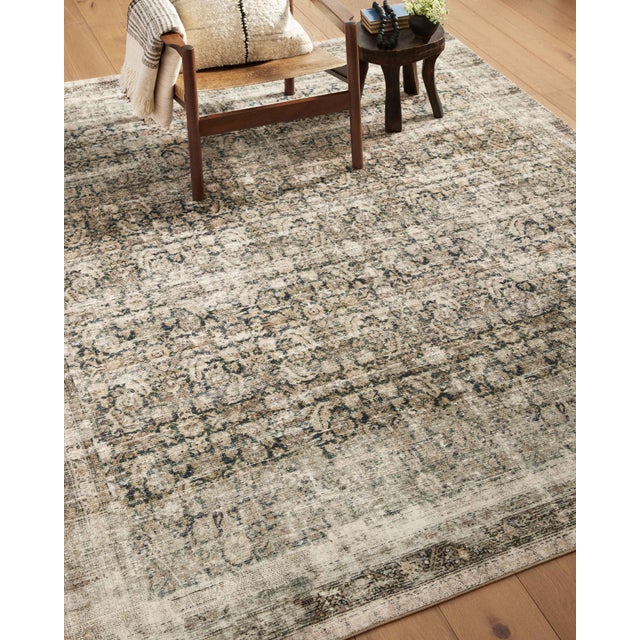 Not Yet Made - Made To Order Amber Lewis x Loloi Morgan Navy / Sand 8'-3" x 11'-3" Area Rug For Sale - Image 5 of 7