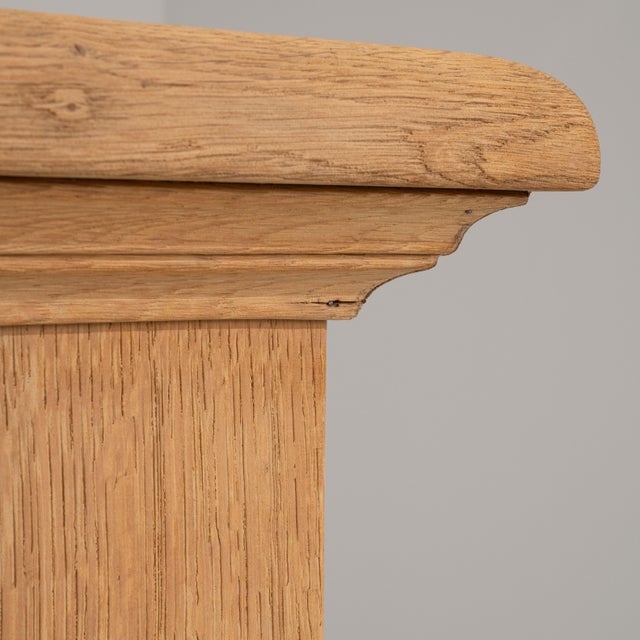 Oak Brutalist Buffet, Antique, France, Circa 1970 For Sale - Image 10 of 14