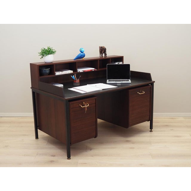 Danish Oak Desk, 1970s For Sale - Image 6 of 18