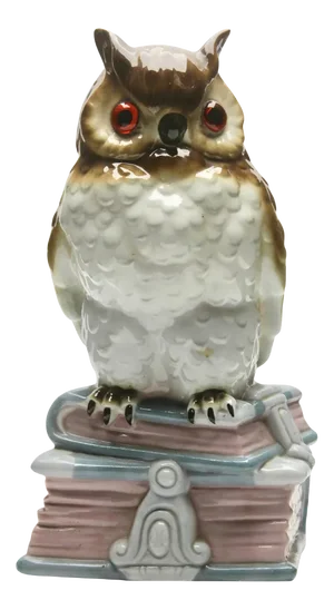 Porcelain Owl Air Purifier or Table Lamp, 1930
