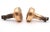 This antique Victorian style passage door knob set was made by Niles/Chicago in the 1895 catalog. The knobs are made of...