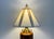 Wood 1960s Burl Wood Column Lamp & Shade by Knob Creek For Sale - Image 7 of 18