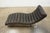 Restoration Hardware Modern Channel Tufted Leather Chaise Lounge For Sale - Image 9 of 11