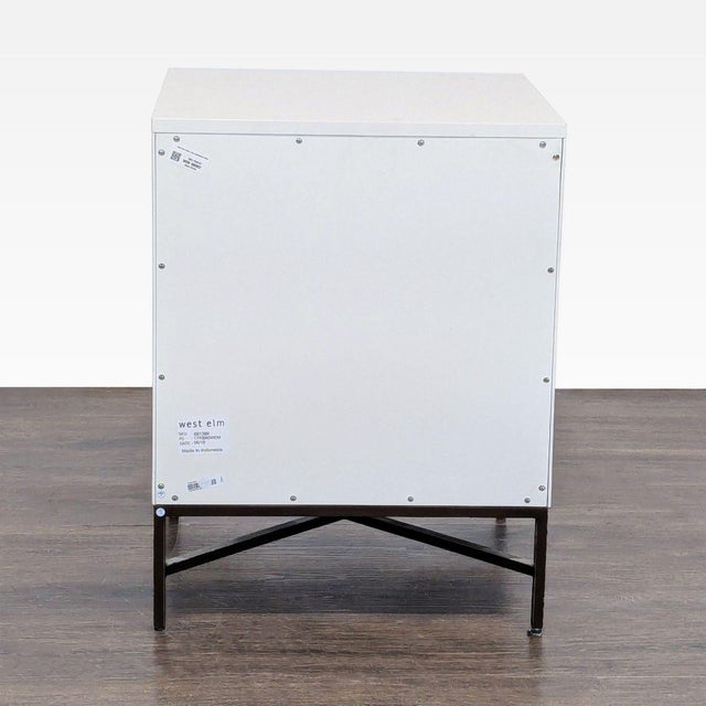 West Elm Wood Tiled Nightstand For Sale In San Francisco - Image 6 of 9