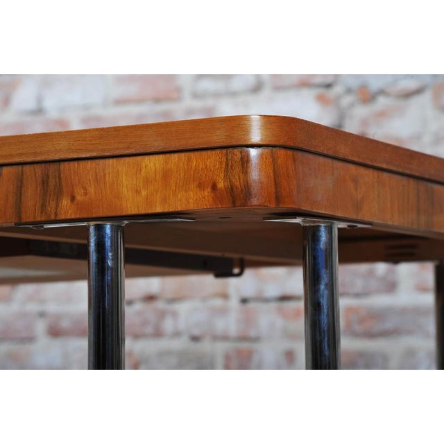 Bauhaus Oak Foling Table by J. Halabala for UP Zavody, Czech, 1930s For Sale - Image 12 of 18