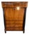 Biedermeier Secretary in Walnut with Columns, 1830 For Sale