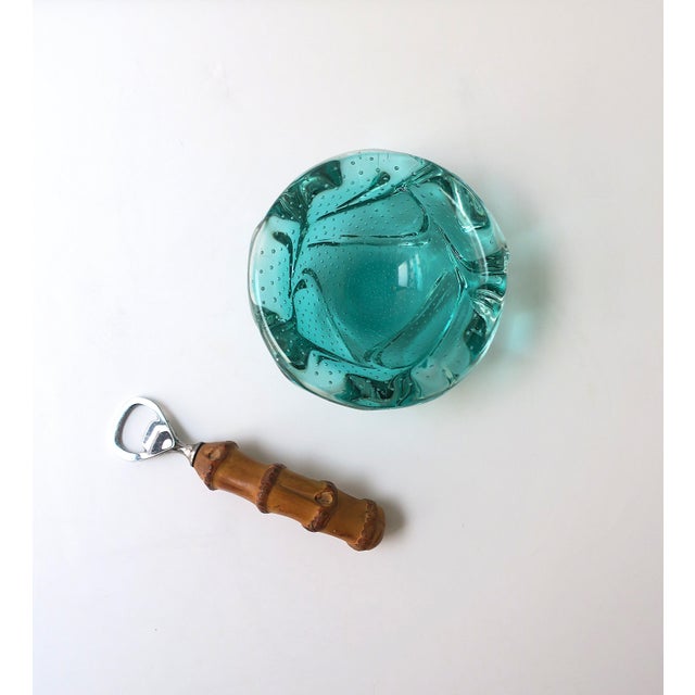 Campaign Sheffield Bottle Opener With Bamboo Handle British Campaign Design Gucci Style For Sale - Image 3 of 10