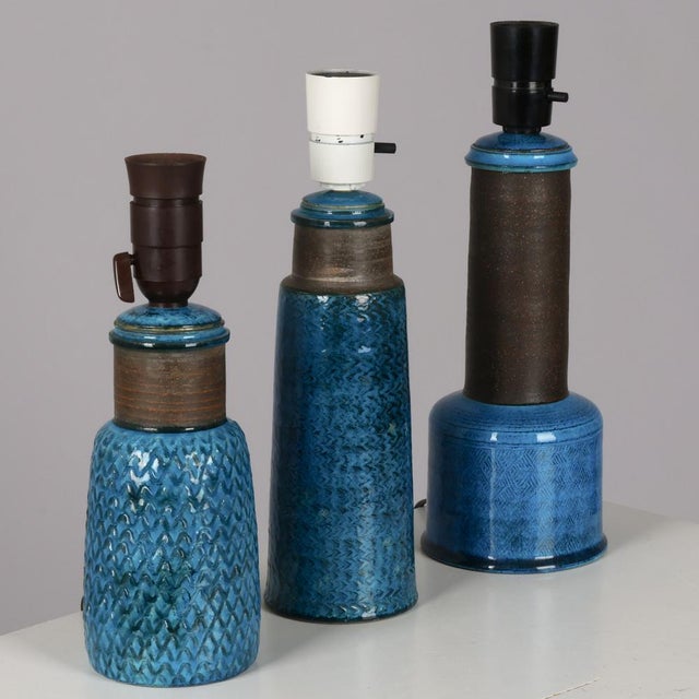 Ceramic Ceramic Table Lamp by Herman A. Kähler for Kähler, Denmark, 1960s For Sale - Image 7 of 9