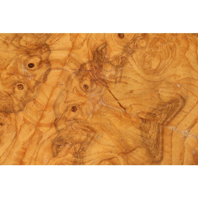 Mid Century Modern Milo Baughman Style Burlwood Cube Side Table, 1970s For Sale - Image 15 of 18