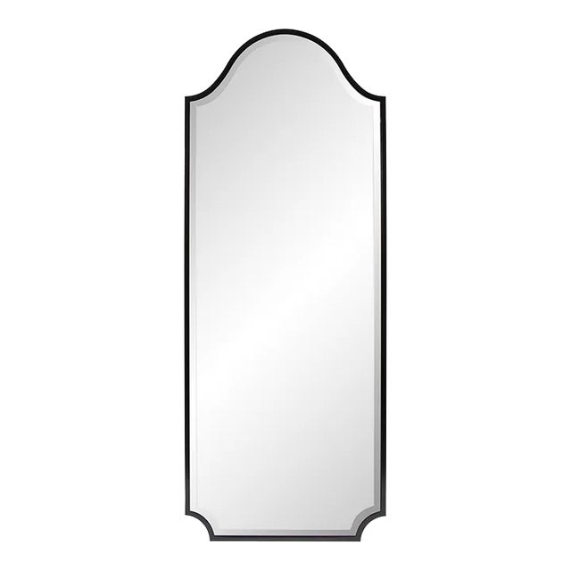 Bosworth Brushed Black Shield Mirror - Tall For Sale