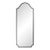 Bosworth Brushed Black Shield Mirror - Tall For Sale