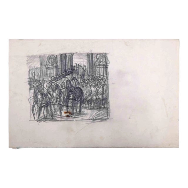 Sketches, Original Drawing, Mid 20th-century For Sale