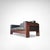 Bastiano Two-Seater Wood and Leather Sofa by Afra & Tobia Scarpa for Knoll International 1980s For Sale - Image 11 of 11