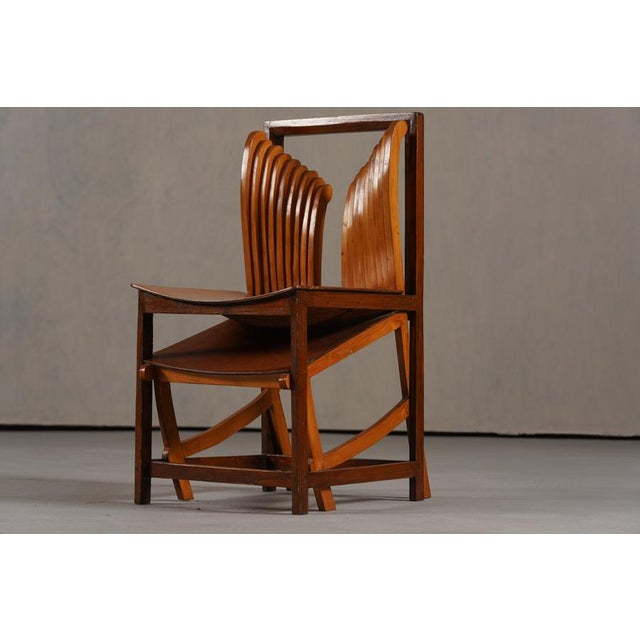 Vintage Sculptural Dining Chairs, France, 1960s, Set of 2 For Sale - Image 9 of 15