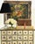 Gold Semi Antique Oil on Linen Board Floral Painting in Ornate Gold Frame For Sale - Image 8 of 9