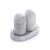 Contemporary Marmora Marble Salt and Pepper Shaker on Tray For Sale - Image 3 of 3