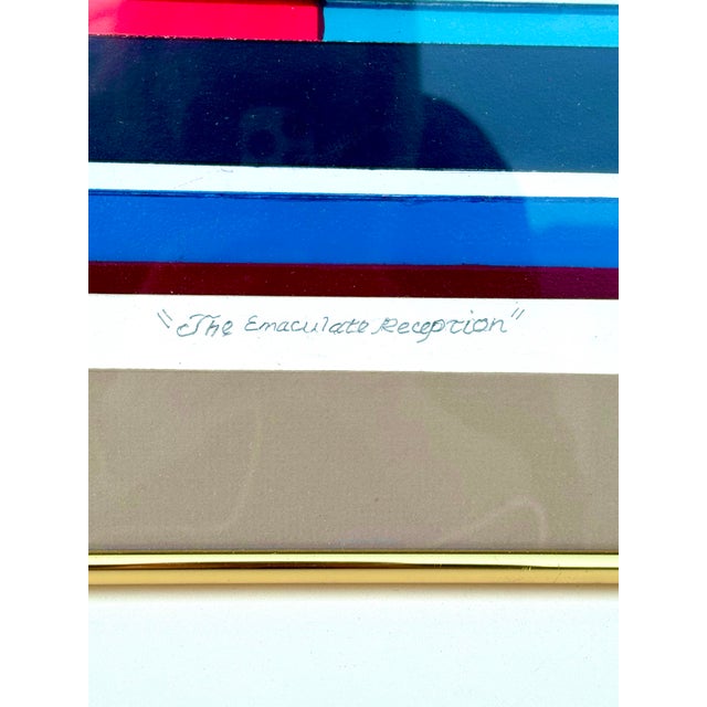 Bold, graphic, and unmistakably playful, “The Emaculate Reception” by Boise artist David Oravez is a striking mixed media...