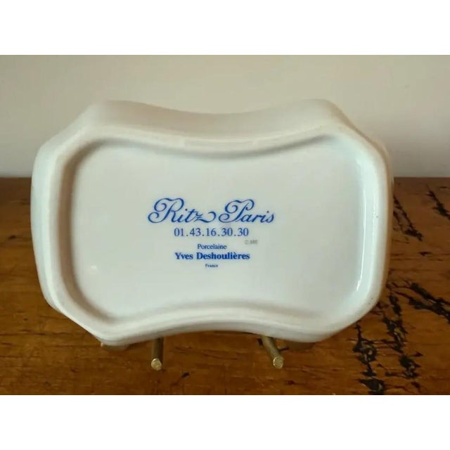 Vintage Hotel Ritz, Paris, Un Vide Poche, Trinket Tray made by Yves Deshoulières, France. In perfect condition & a must-...