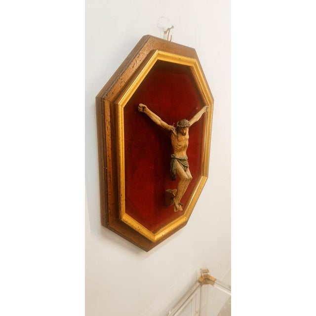Christ on Panel in Wood, 1800s For Sale - Image 9 of 14