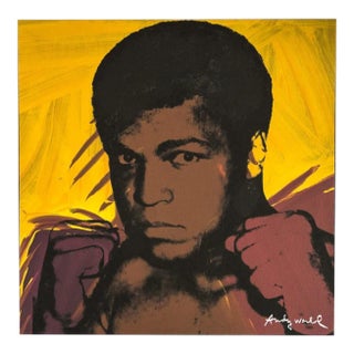 1986 Carnegie Museum of Art After Andy Warhol "Muhammad Ali" Lithograph For Sale
