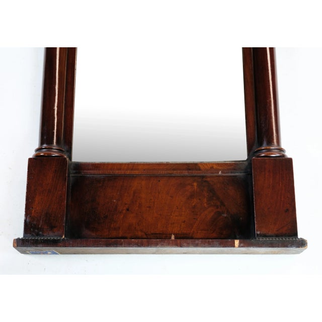 Mid 19th Century Antique Empire Mahogany Mirror, 1840s For Sale - Image 5 of 10