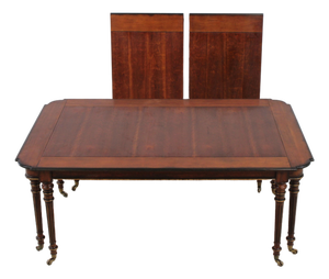 Hickory White Mahogany 8 Leg Dining Table