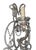 Metal Mid-20th Century Italian Crystal Beaded Wall Sconces - a Pair For Sale - Image 7 of 9