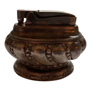 Vintage Silver Plate Ronson "Crown" Table Lighter