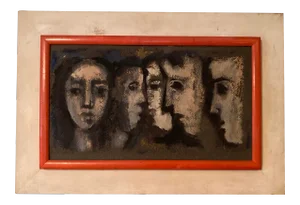 Modernist Painting by Frank Kleinholz, Listed Artist
