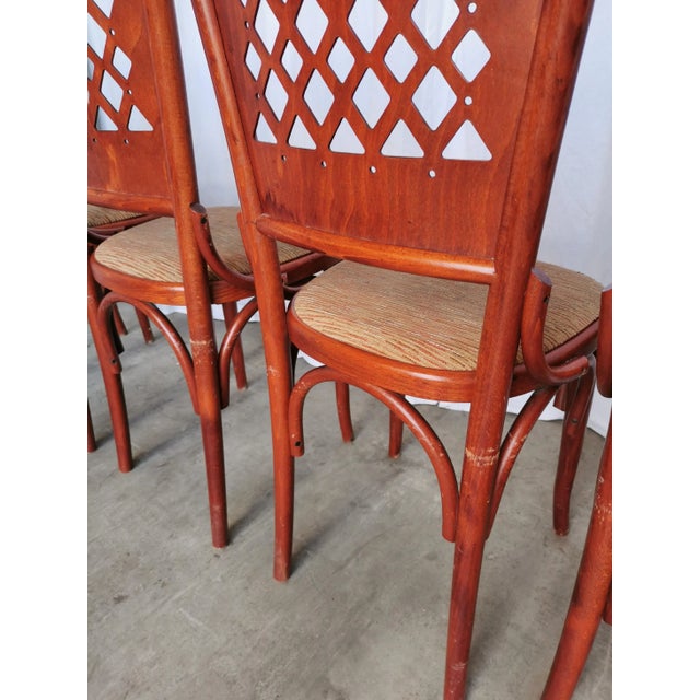Vintage Italian Bistro Chairs, 1980s, Set of 6 For Sale - Image 14 of 18