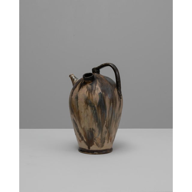 20th Century Belgian Drip Glaze Ceramic Jug For Sale - Image 18 of 18