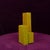Geometric Twin-Column Ceramic Vase Space Age, Italy 1970, 1980s For Sale - Image 4 of 18