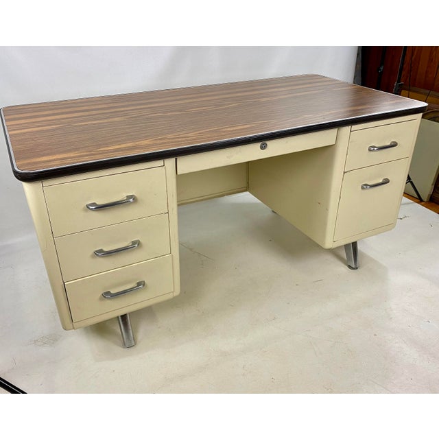 Mid Century Allsteel Inc Tanker Desk Chairish