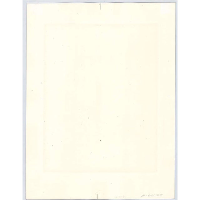 1979 Bill Ritchie School of Wave Square Etching For Sale - Image 4 of 4