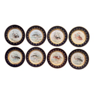 Dishes from Karlsbad, 1880, Set of 8 For Sale