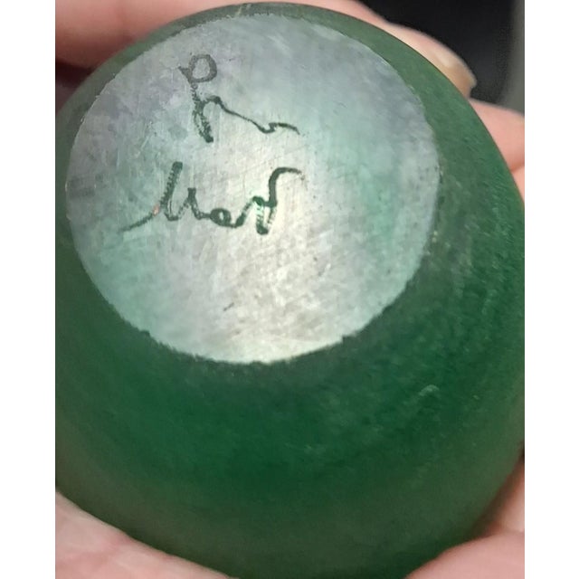 Vintage Franco Moretti Salvo Hand Blown Perfume Bottle. 1980 Post Modern, Signed For Sale In West Palm - Image 6 of 6