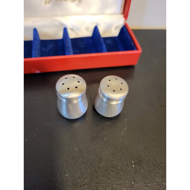 1980s Bullacks Stainless Steel Individual Salt Shakers For Sale - Image 4 of 9