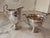 Silver 1940s Neoclassical Sterling Silver Cream and Sugar Set For Sale - Image 8 of 17